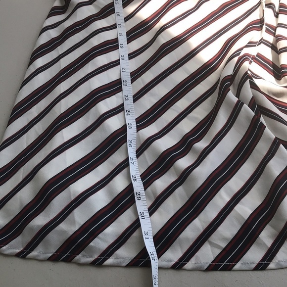 𝅺LULUS sleeveless striped wrap long shirt tunic sz XL - Picture 7 of 11